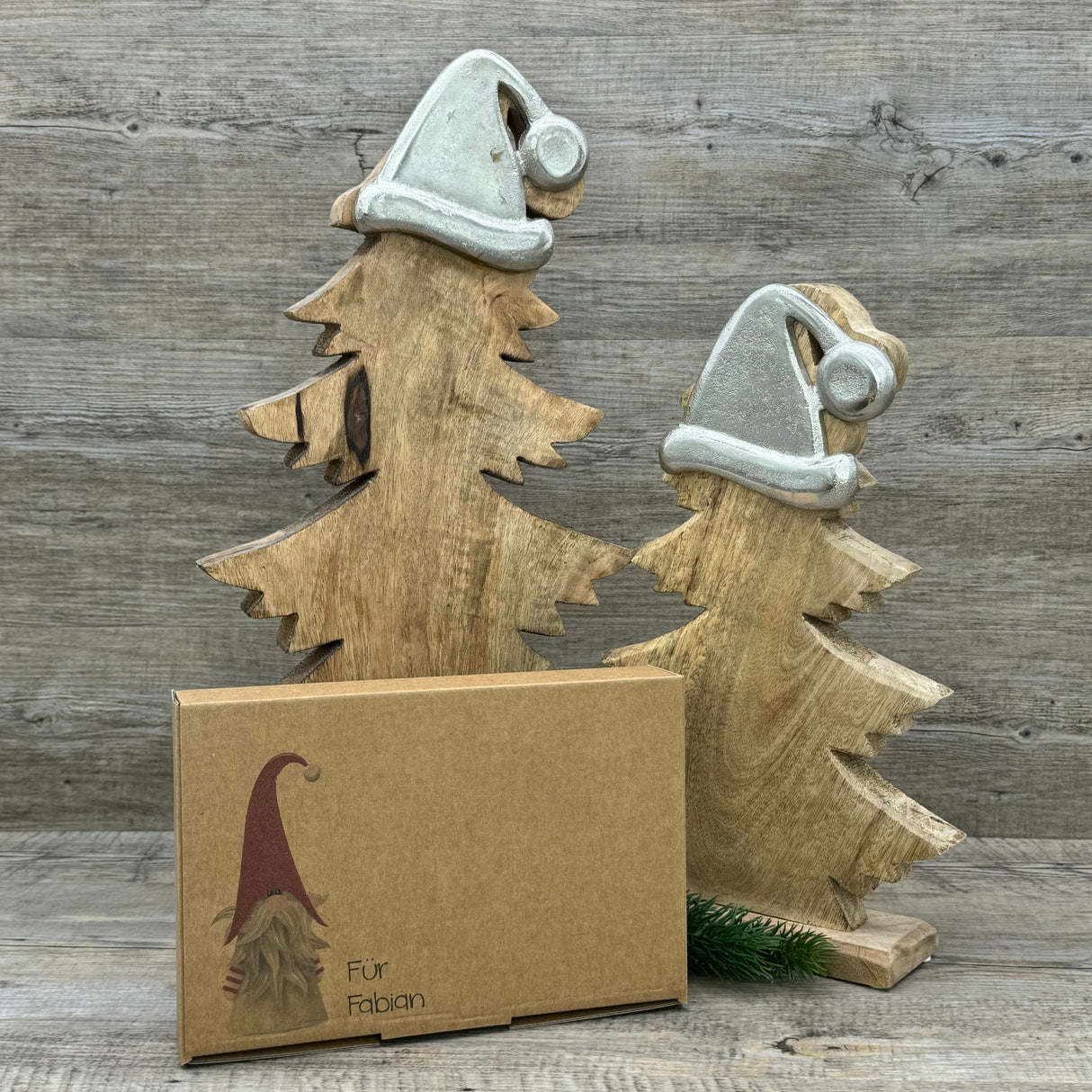 Geschenkverpackung Weihnachten 23 x 16 x 5cm, personalisiert