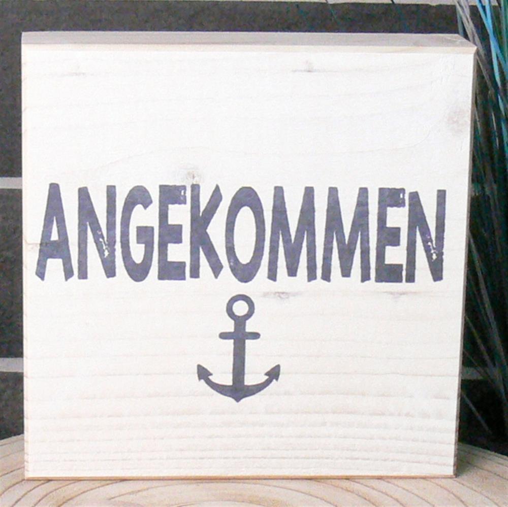 Wooden Block - Angekommen