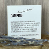 Wooden Block - Camping