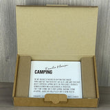 Wooden Block - Camping