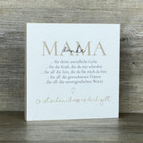 Wooden Block - Danke Mama