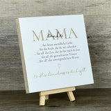 Wooden Block - Danke Mama
