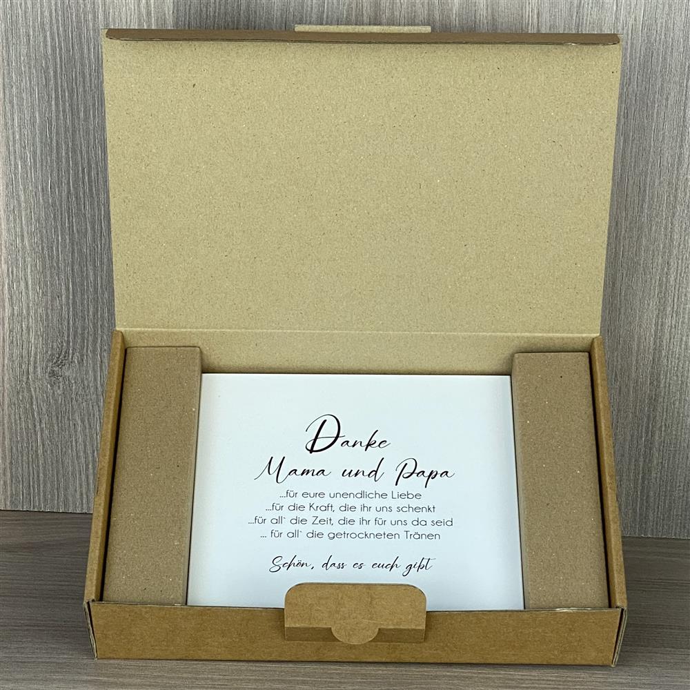 Wooden Block - Danke Mama und Papa