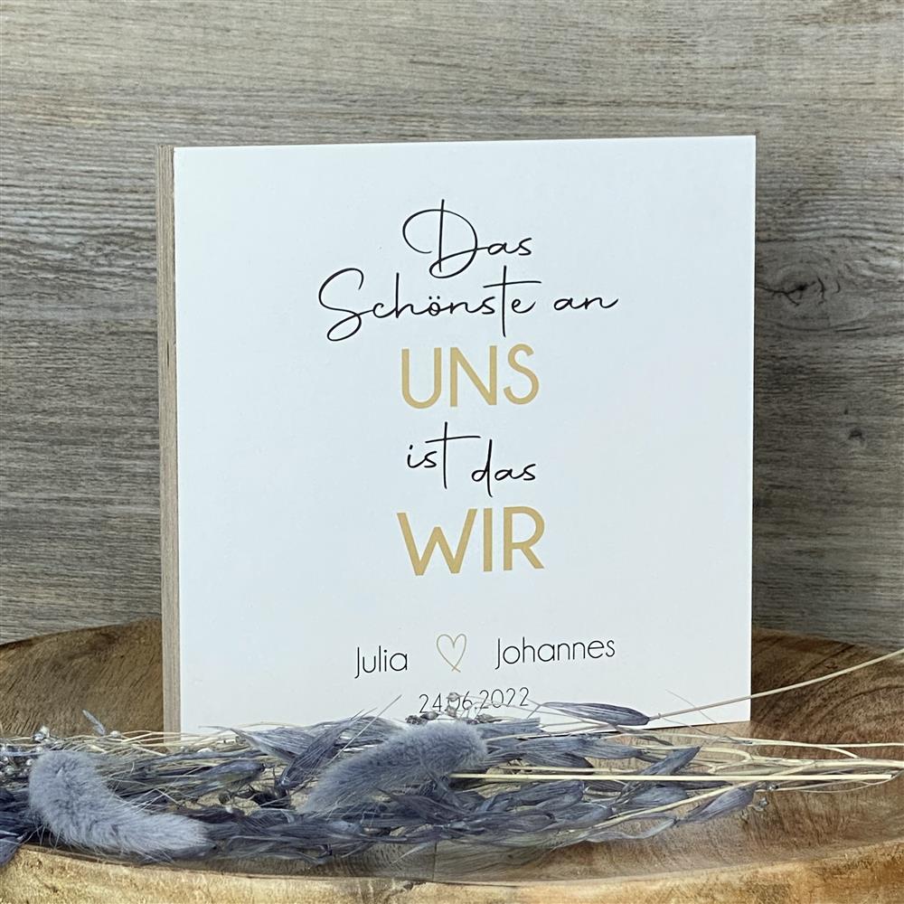 Wooden Block - Das Schönste an uns