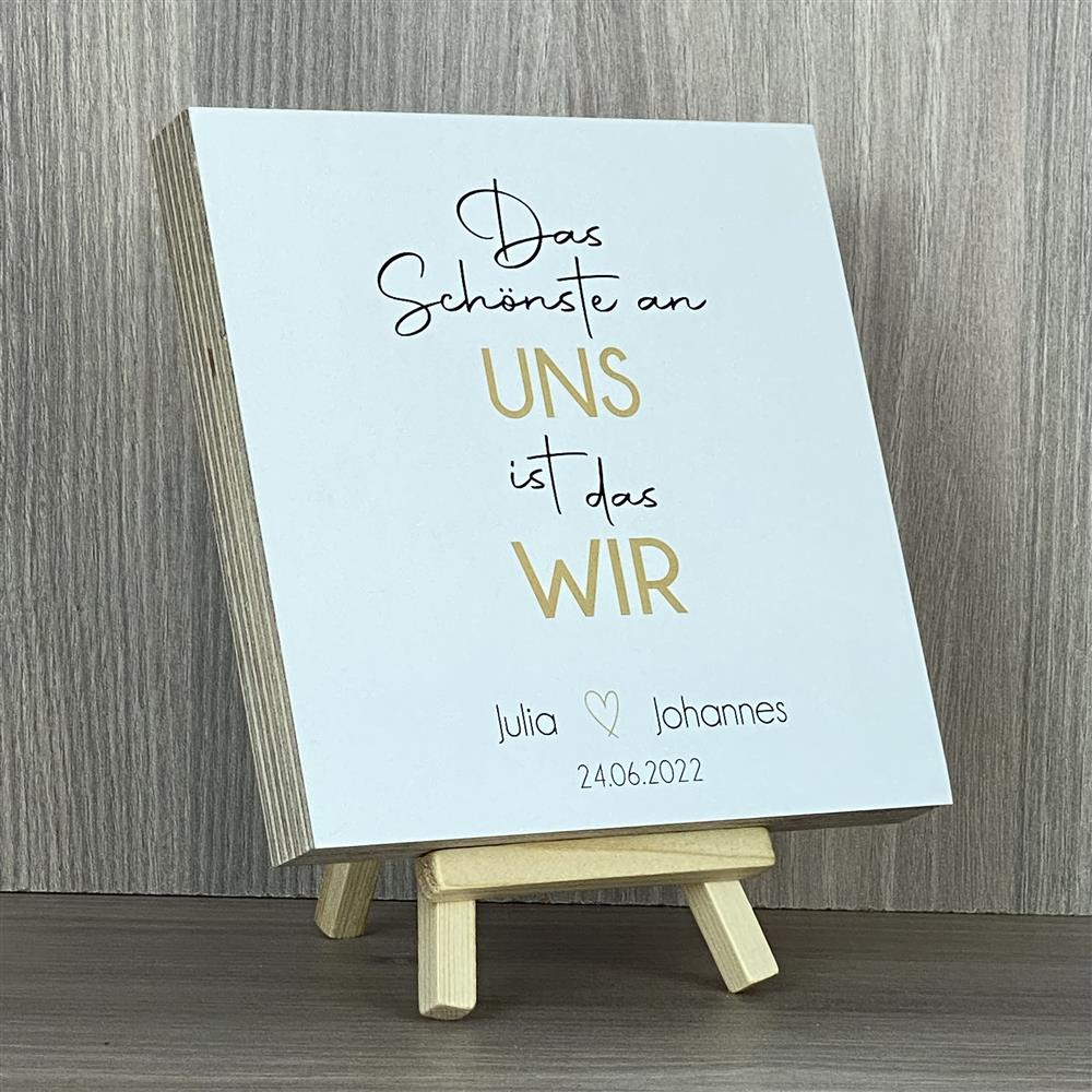 Wooden Block - Das Schönste an uns
