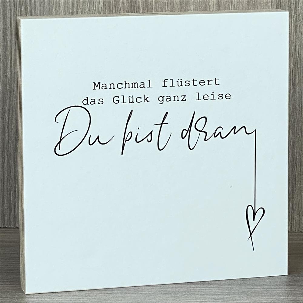 Wooden Block - Du bist dran