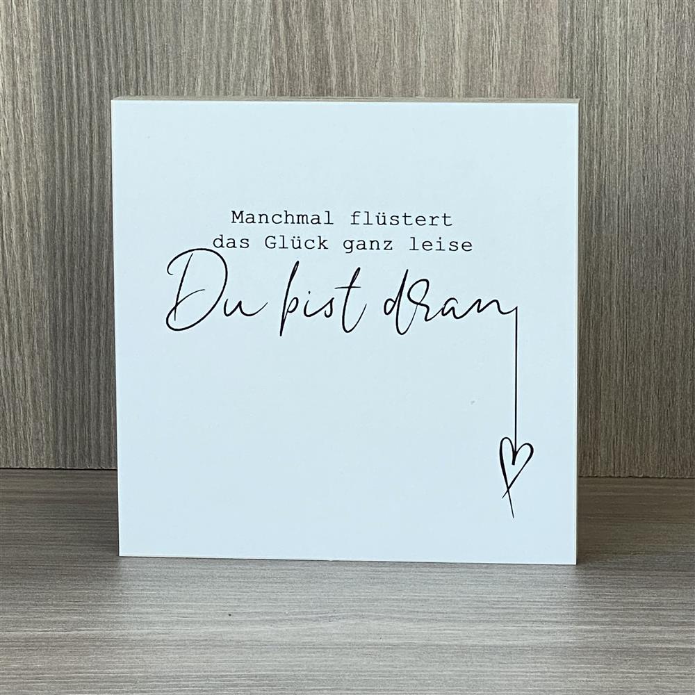 Wooden Block - Du bist dran