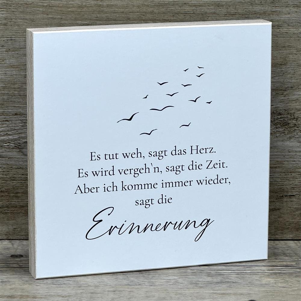 Wooden Block - Es tut weh, sagt das Herz
