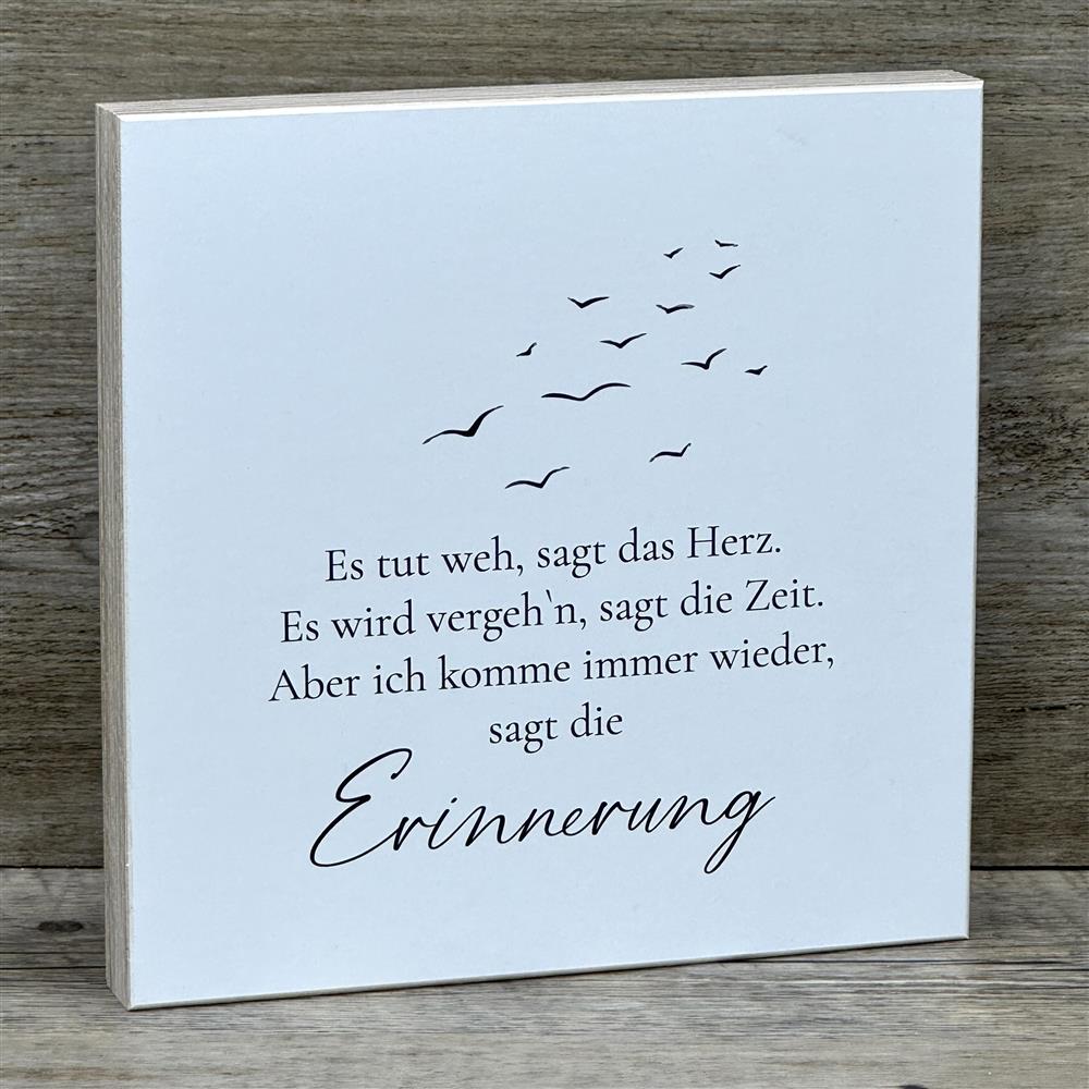 Wooden Block - Es tut weh, sagt das Herz