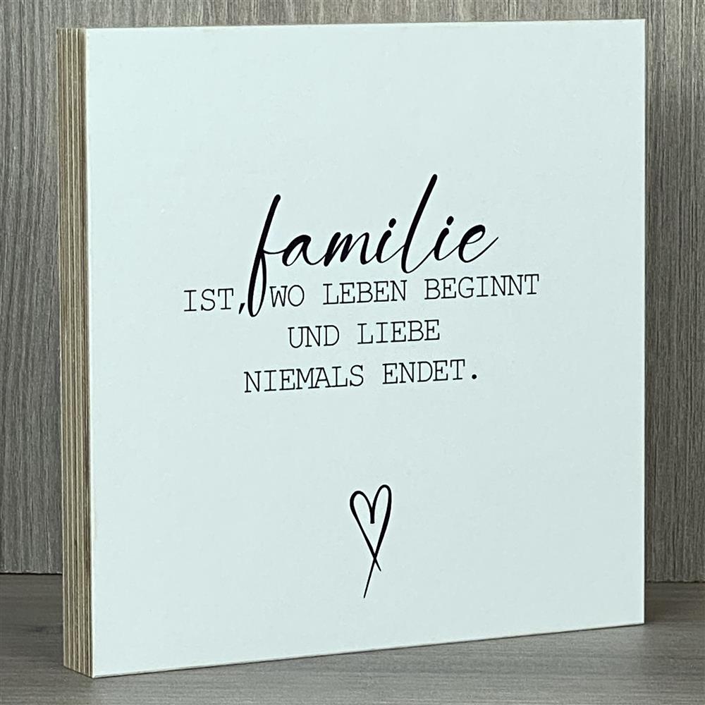 Wooden Block - Familie
