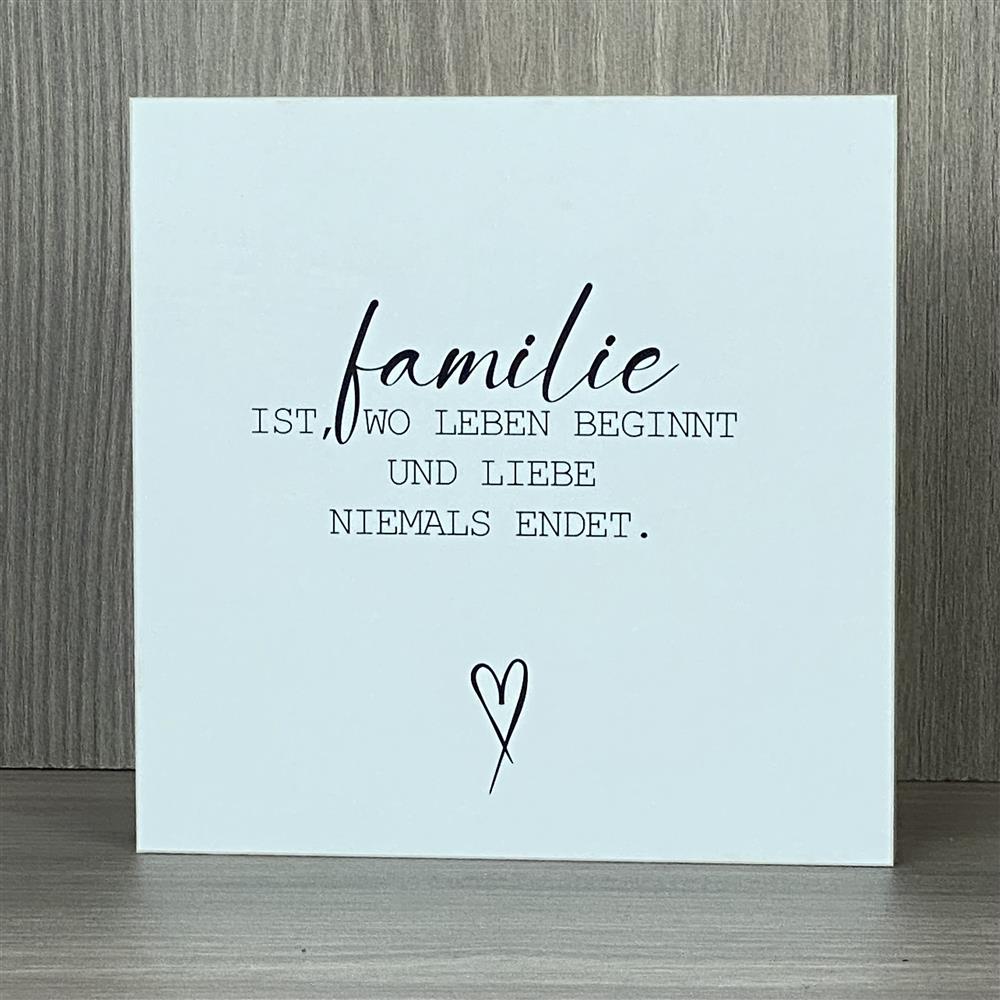 Wooden Block - Familie