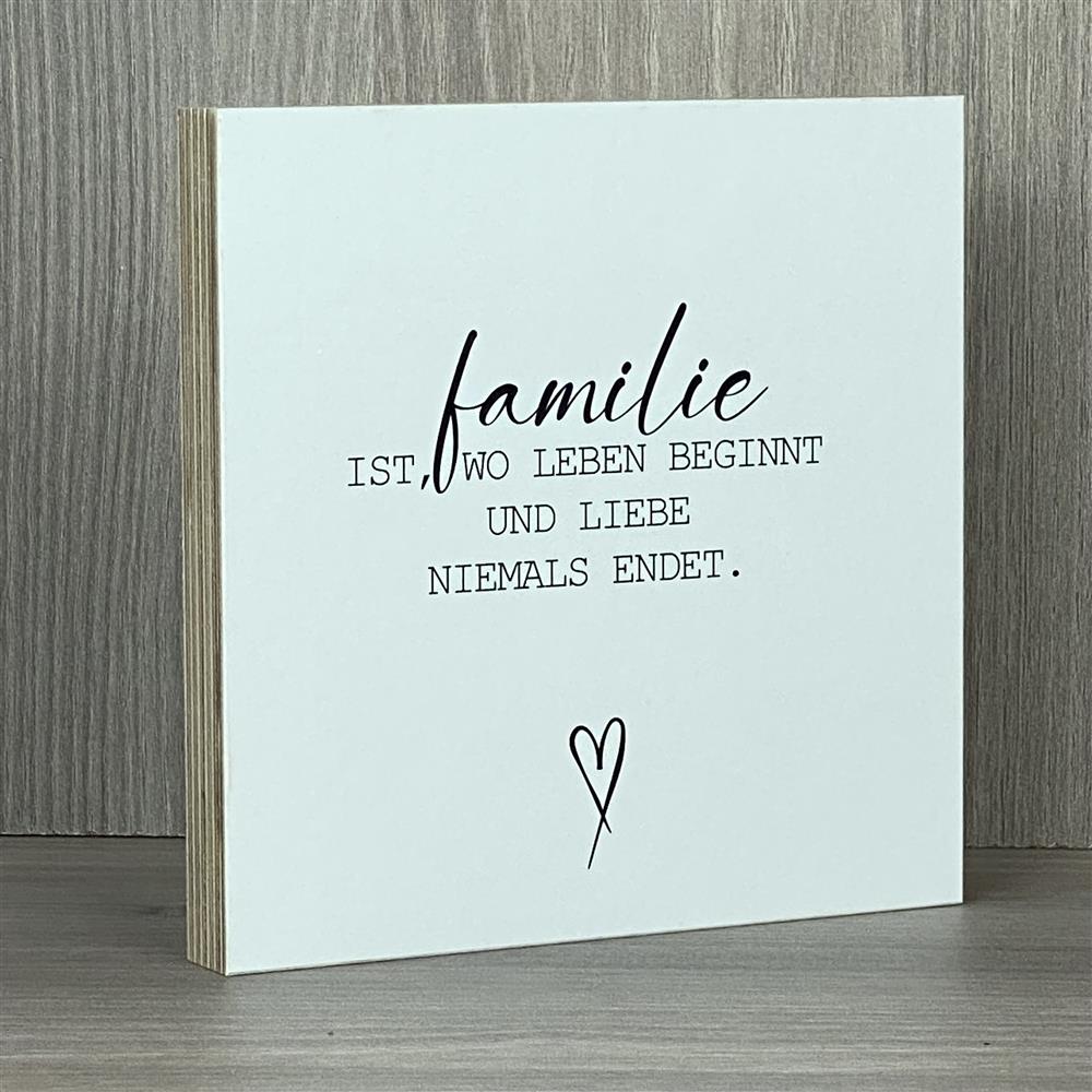 Wooden Block - Familie