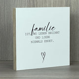 Wooden Block - Familie