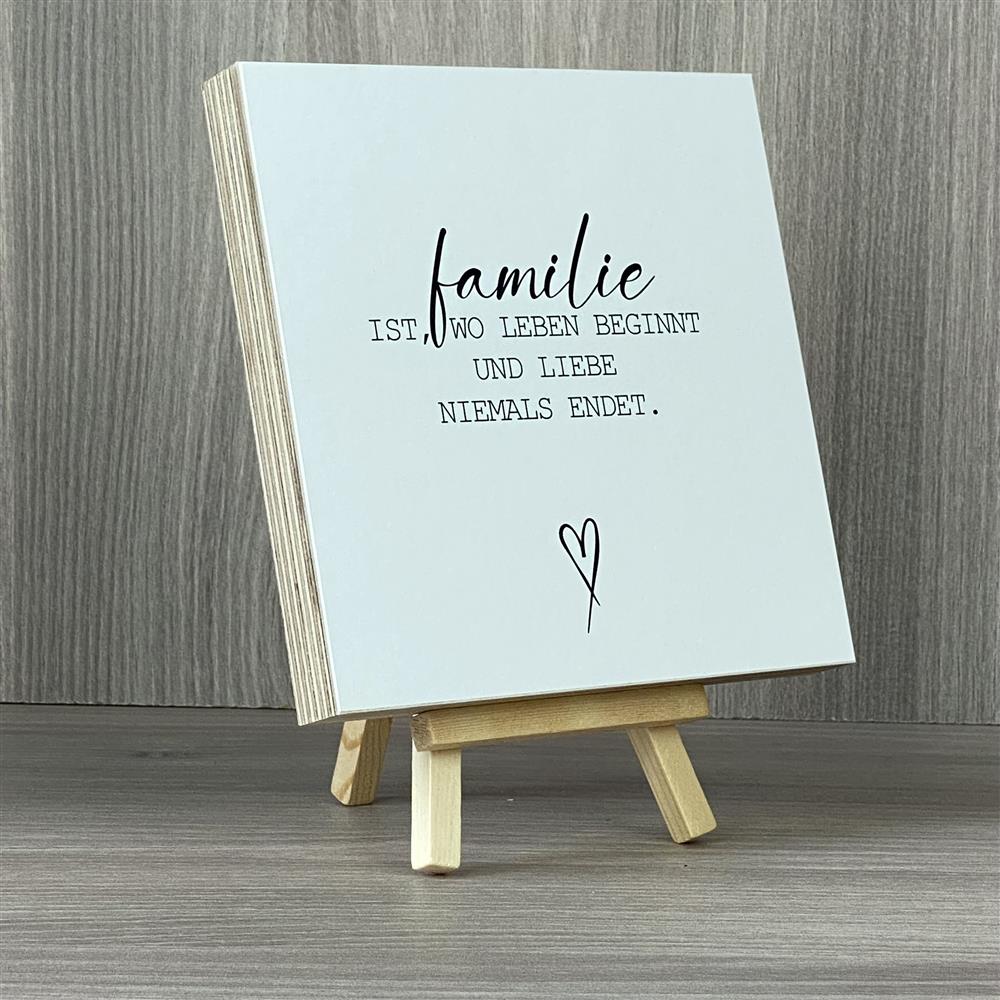 Wooden Block - Familie