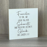 Wooden Block - Familie ist da