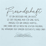 Wooden Block - Freundschaft ist wie ein Buch