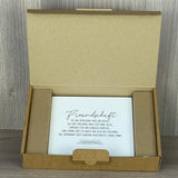 Wooden Block - Freundschaft ist wie ein Buch