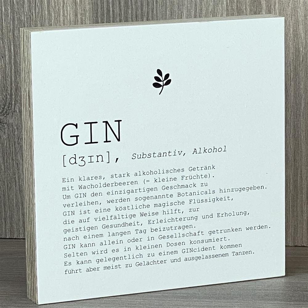 Wooden Block - Gin