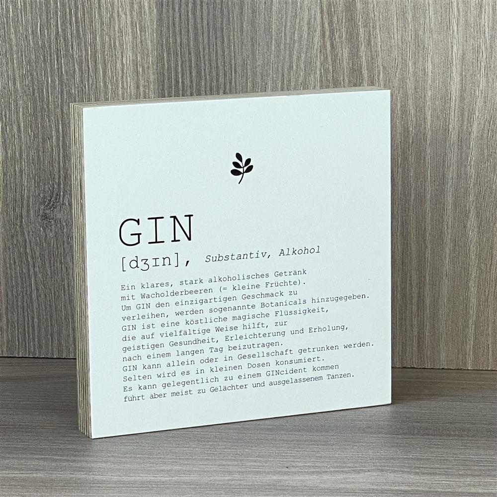 Wooden Block - Gin