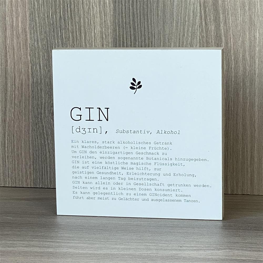 Wooden Block - Gin