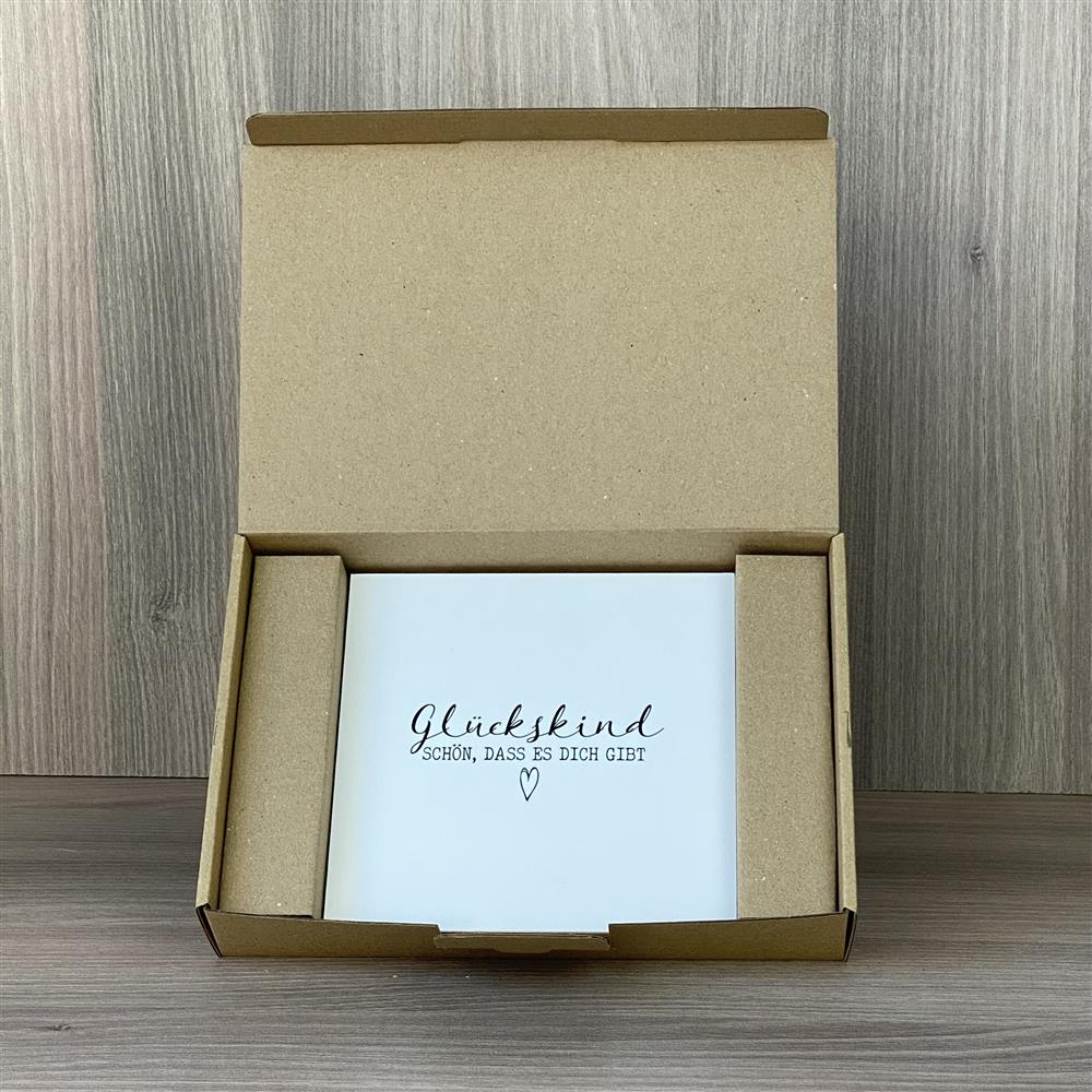 Wooden Block - Glückskind - Schön, dass es dich gibt
