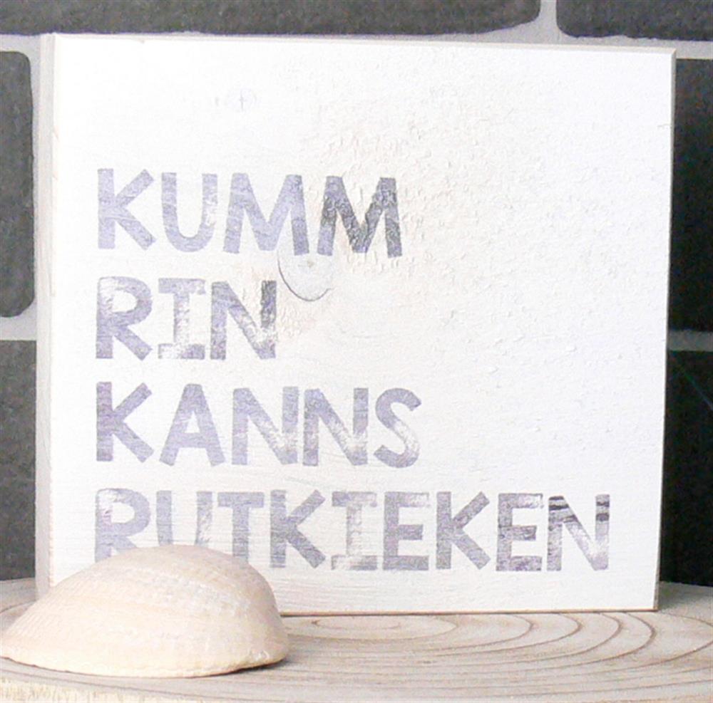 Wooden Block - Kumm rin kanns ruitkieken