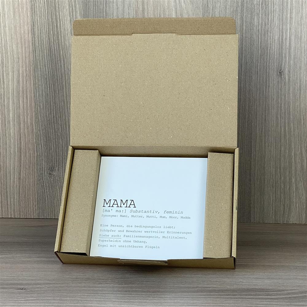 Wooden Block - Mama, personalisierbar