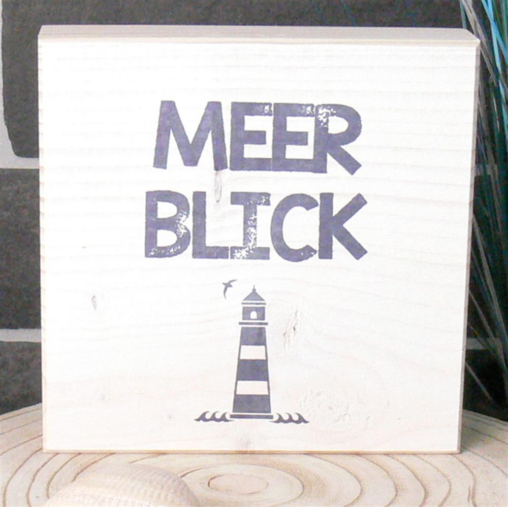 Wooden Block - Meerblick