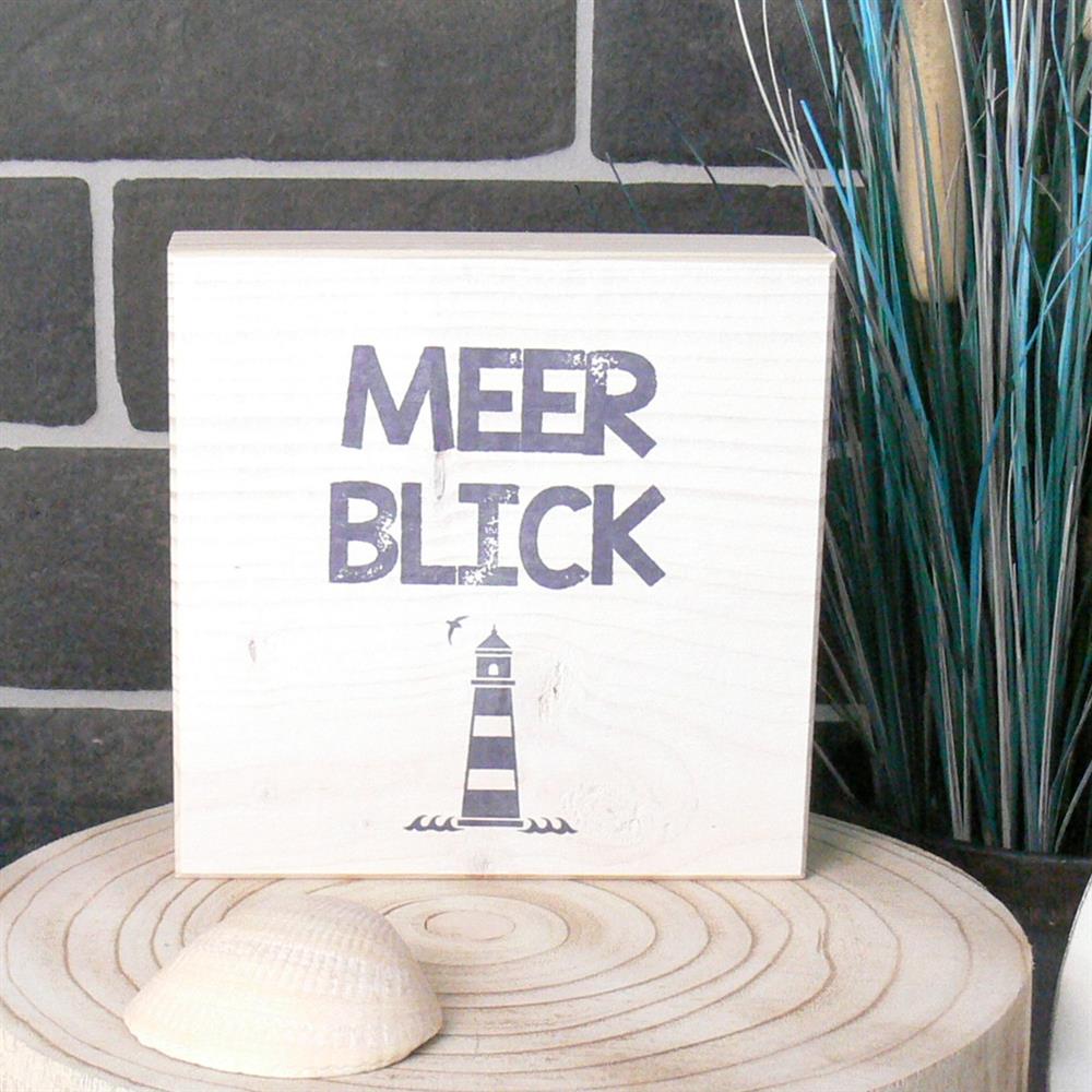 Wooden Block - Meerblick
