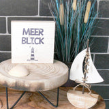 Wooden Block - Meerblick