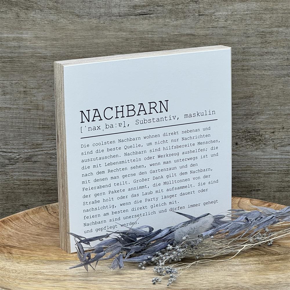 Wooden Block - Nachbarn