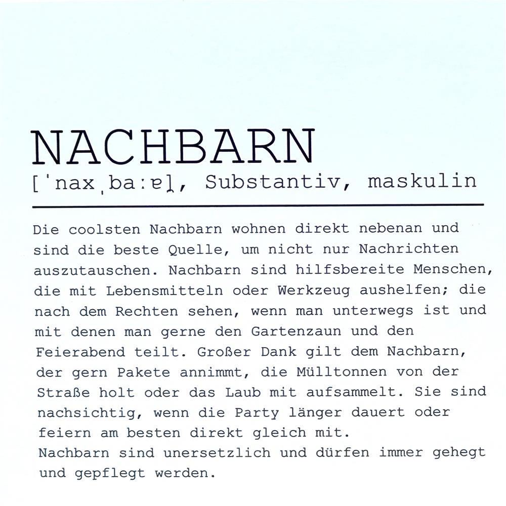 Wooden Block - Nachbarn