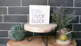 Wooden Block Shabby Ein Stück Glück