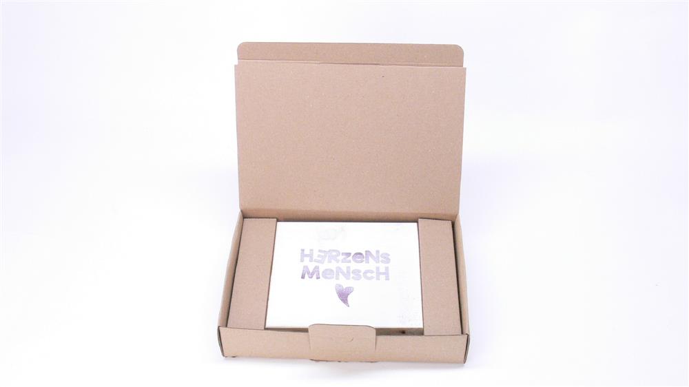 Wooden Block Shabby Herzensmensch
