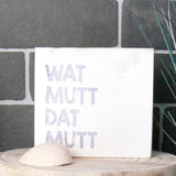 Wooden Block - Watt Mutt Dat Mutt