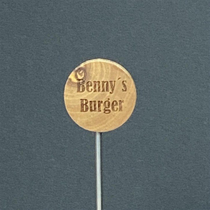 Burgerspieße Set 4 Stück, Name`s Burger