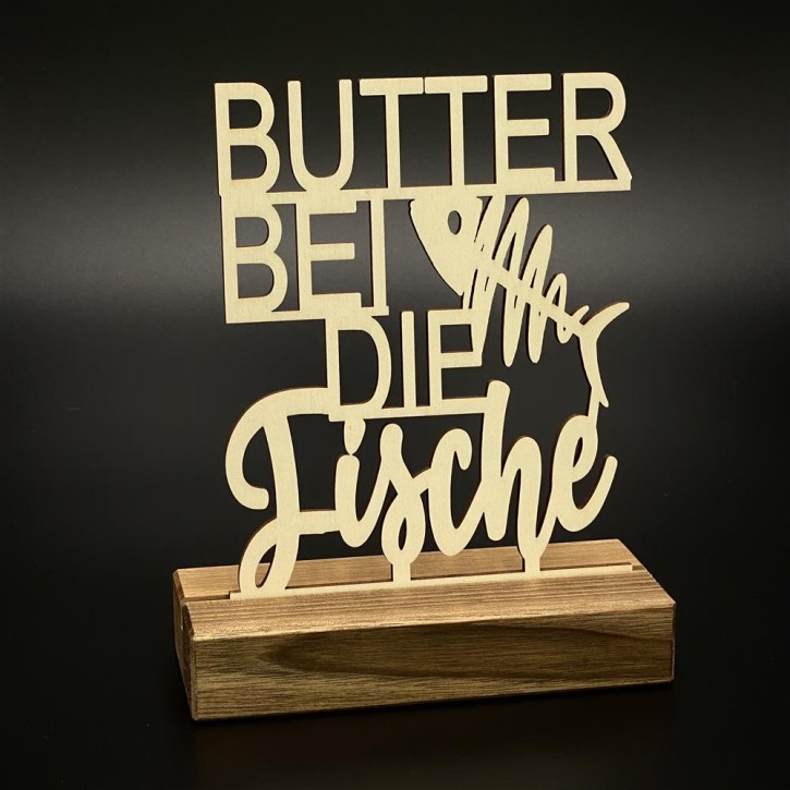 Deko Aufsteller Butter