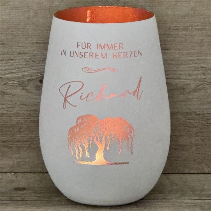 Deko Light - Für immer in unseren Herzen, weiß, personalisierbar