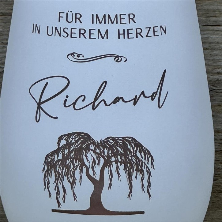 Deko Light - Für immer in unseren Herzen, weiß, personalisierbar
