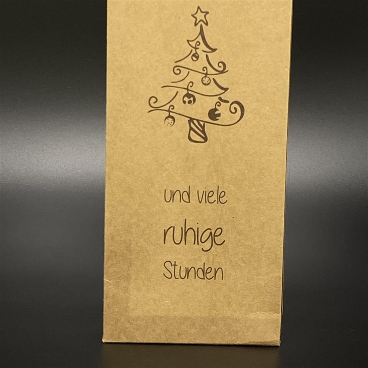 Flaschentüte Tannenbaum, personalisiert