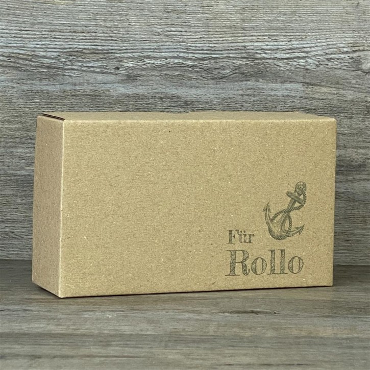 Geschenkverpackung 16x9x5cm, personalisiert, Anker