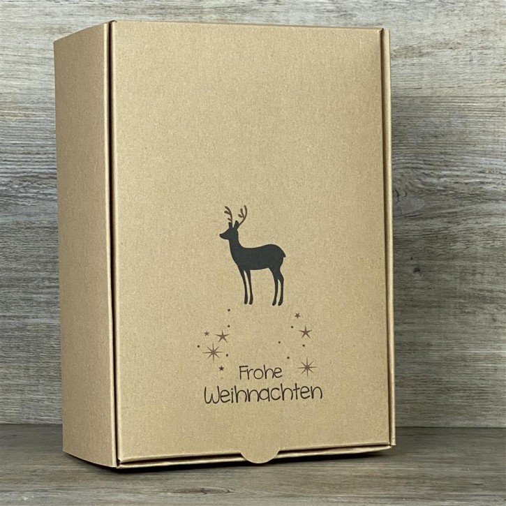 Geschenkverpackung 20x14,5x8cm, Frohe Weihnachten 5 Stück