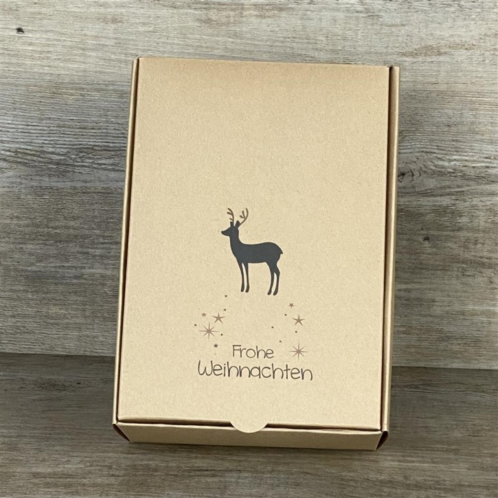 Geschenkverpackung 20x14,5x8cm, Frohe Weihnachten 5 Stück