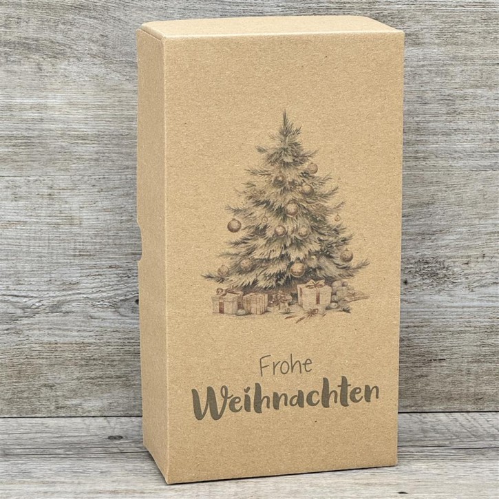 Geschenkverpackung 21x11x6cm, Weihnachtsbaum, 5 Stück