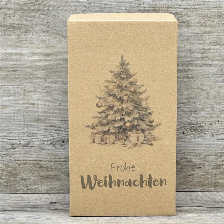 Geschenkverpackung 21x11x6cm, Weihnachtsbaum, 5 Stück