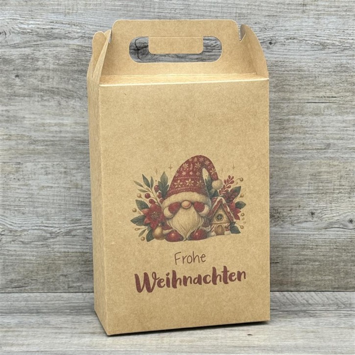 Giebelverpackung groß, Weihnachtsgnom, 5 Stück