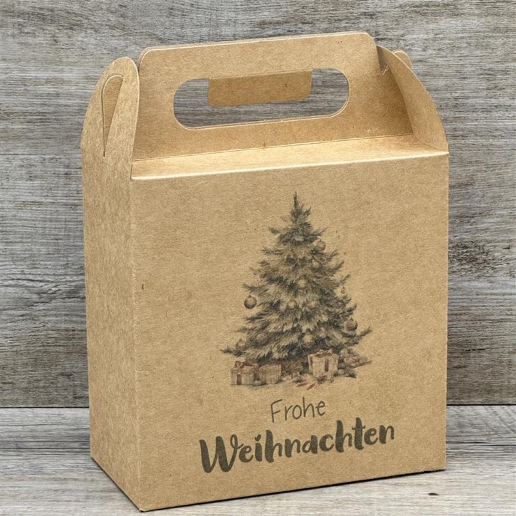 Giebelverpackung klein Weihnachtsbaum, 5 Stück