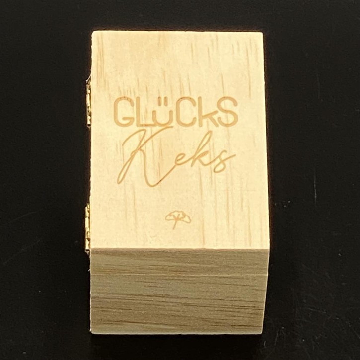 Glückskeks aus Leder