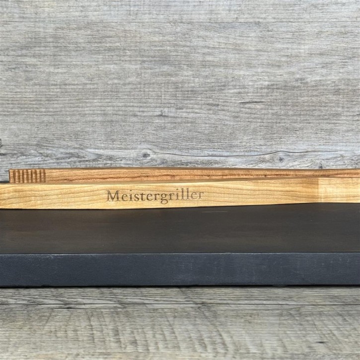 Grillzange, kirsche, 42 cm, Meistergriller, personalisierbar