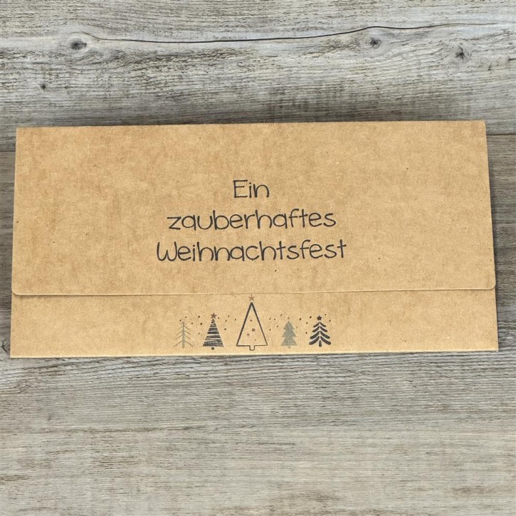 Gutscheinverpackung Ein zauberhaftes Weihnachtsfest, 5 Stück